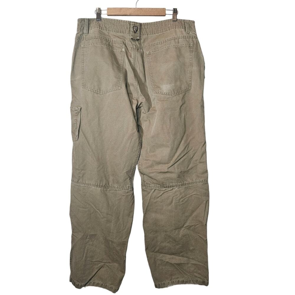 KÜHL Men's Khaki Cargo Hiking Pants - Size 40 x 32 - Relaxed Fit Utility